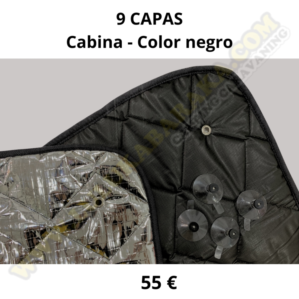 Aislantes Cabina 9 capas negro (varios modelos)