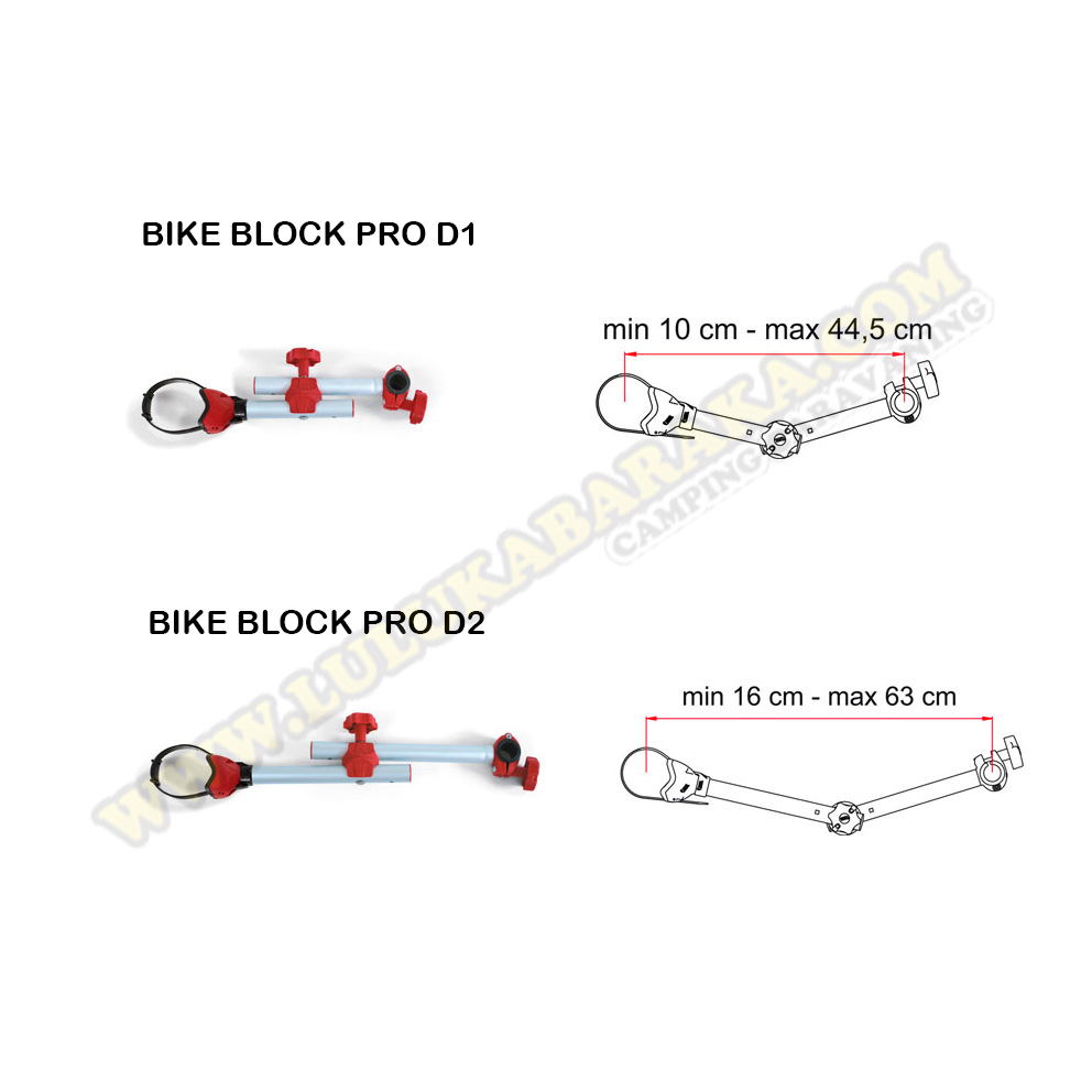 Bike Block Pro D regulable (varias medidas y colores)