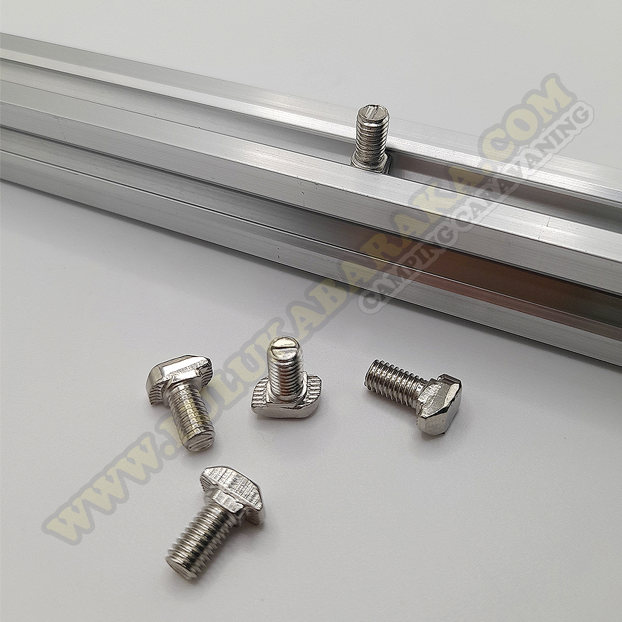 Perno para ranura en T para perfil de aluminio