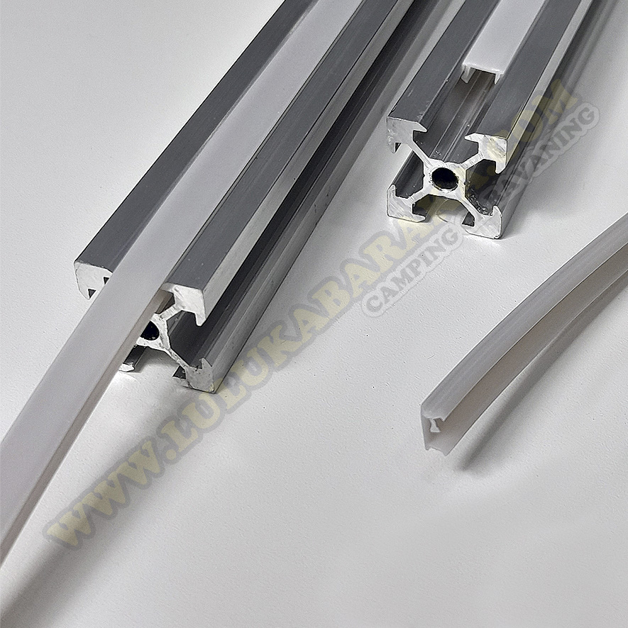 Embellecedor perfil de aluminio (a metros)