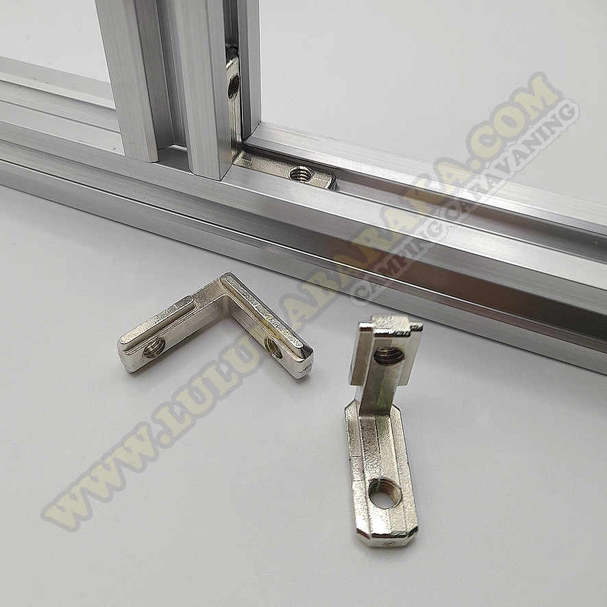 Conector interior para perfil de aluminio
