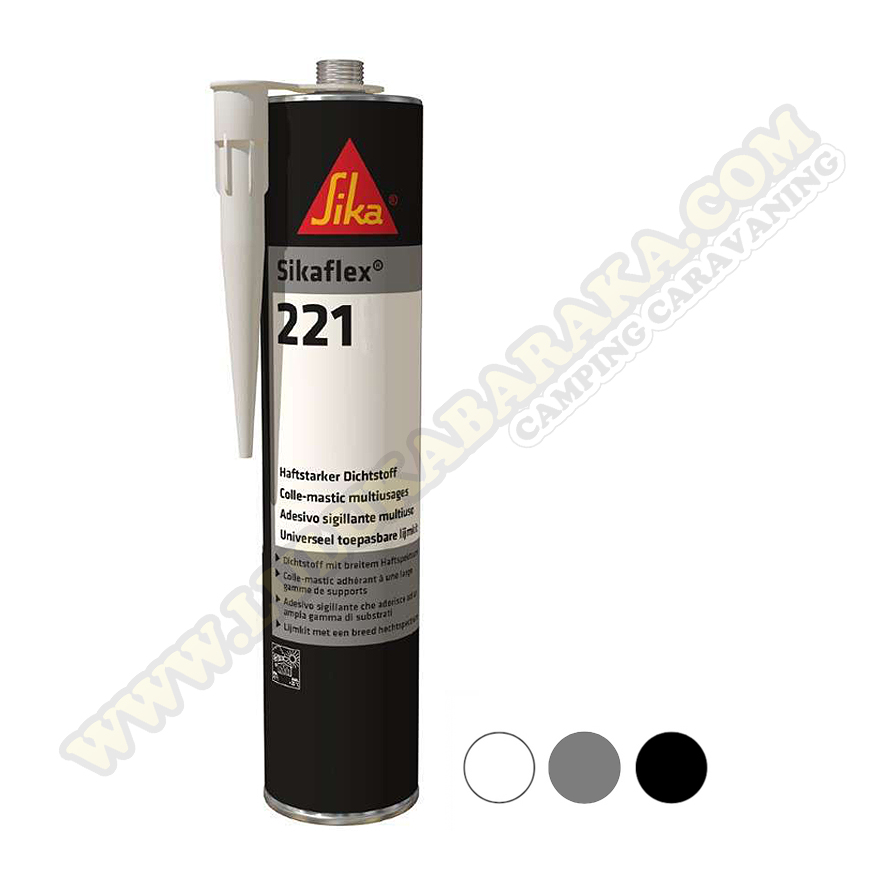 Sikaflex 221 Mastic en cartucho de 300ml (color a escoger)