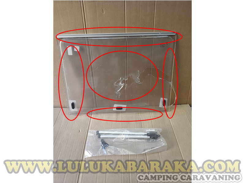 Cristal compatible Ventana Dometic 750x600 (RASTRO)