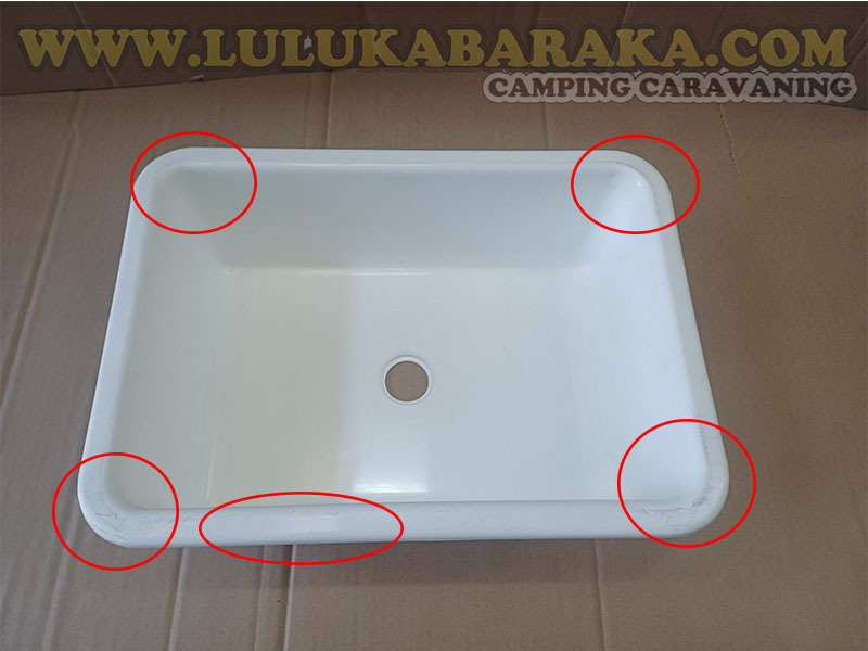 Lavabo pica 27x37 cm. (RASTRO)