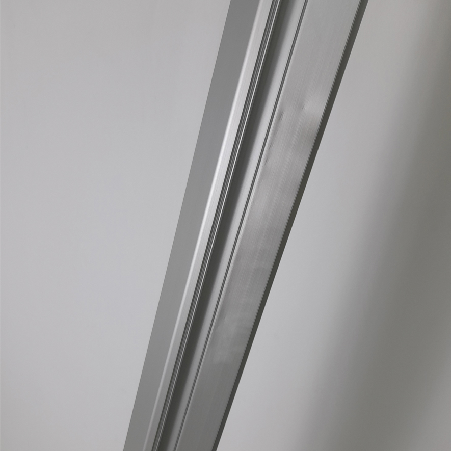 Perfil altillo aluminio con ranura Led 2,10m. Plata Mate (RASTRO)