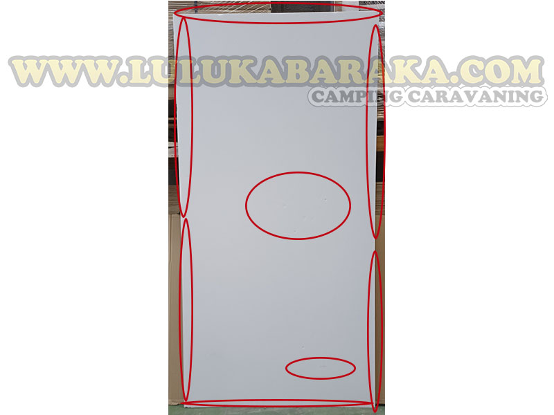 Tablero chopo HPL 16 mm Blanco (RASTRO)(recogido en Lulukabaraka)